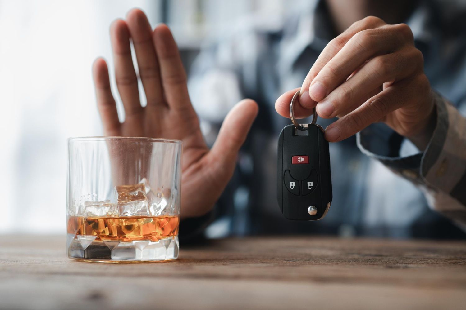 A person refuses to drink and drive